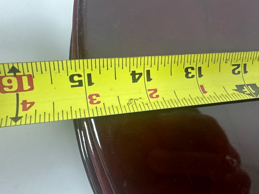 Just Added - (10) Kim Seybert MYC Maroon Red Capiz Shells 15' Circular Placemats Retails $640 [Photo 6]