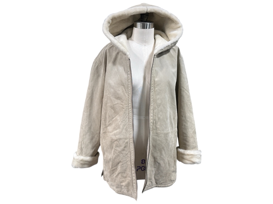 Just Added - St. John's Bay Suede Leather Jacket Size Large