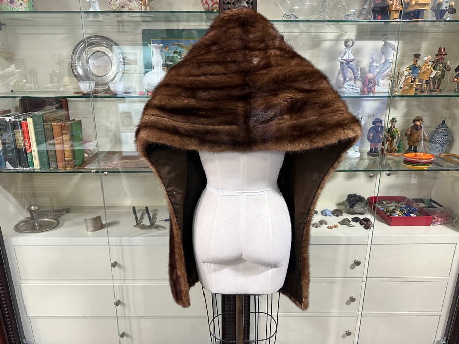 Just Added - Vintage Fur Wrap Shawl 78'L [Photo 5]