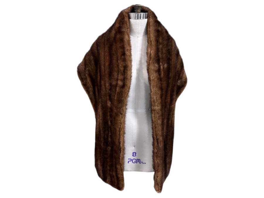 Just Added - Vintage Fur Wrap Shawl 78'L [Photo 2]