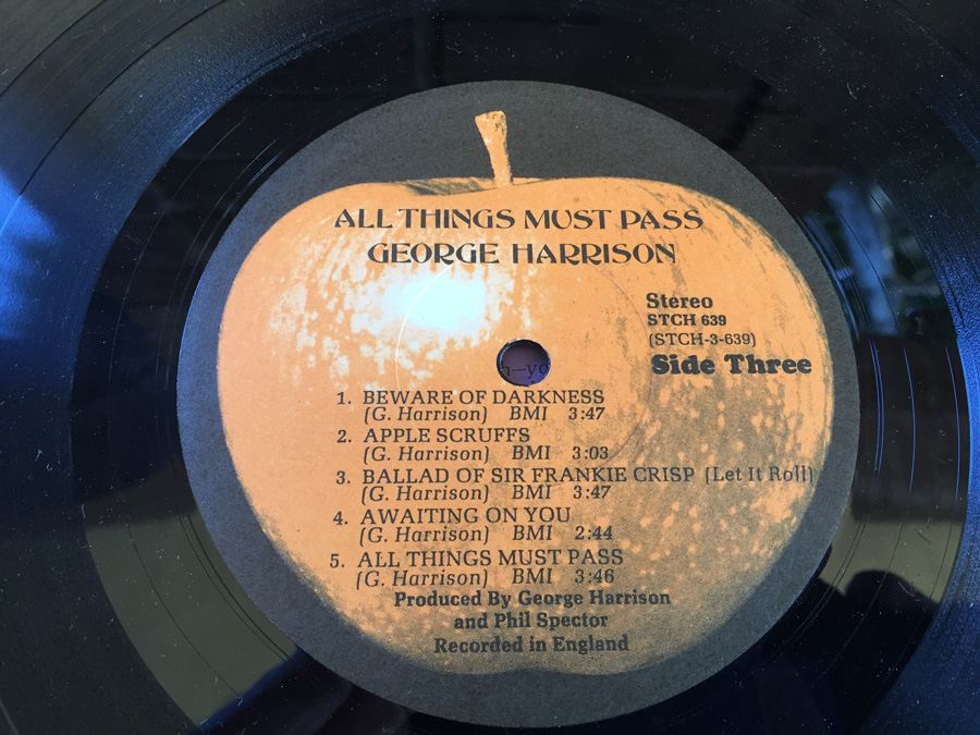 George Harrison ‎- All Things Must Pass - Apple Records ‎- STCH 639 [Photo 6]