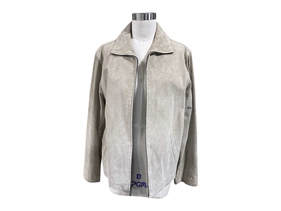 Just Added - Men's Calvin Klein Suede Leather Jacket Size M