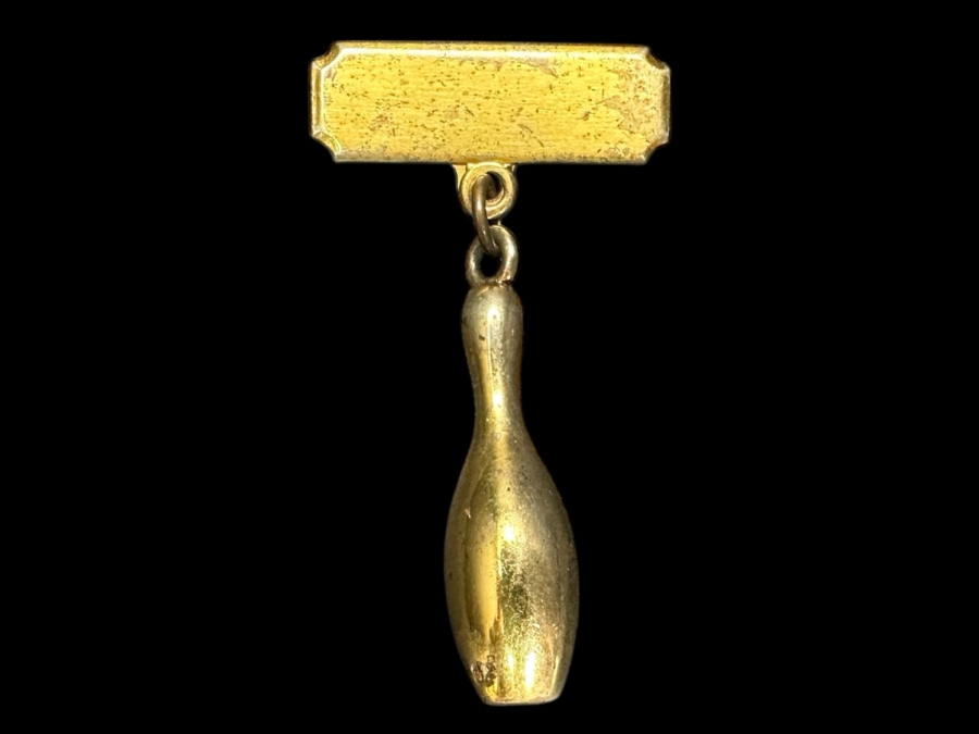 Just Added - Sterling Silver Bowling Pin Pin 2' 4.8g