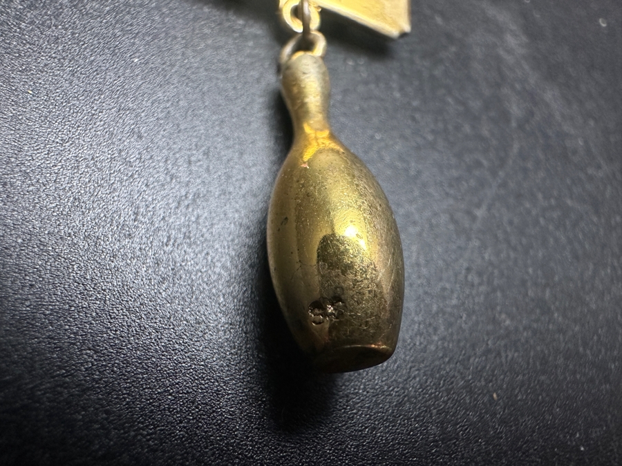 Just Added - Sterling Silver Bowling Pin Pin 2' 4.8g [Photo 2]