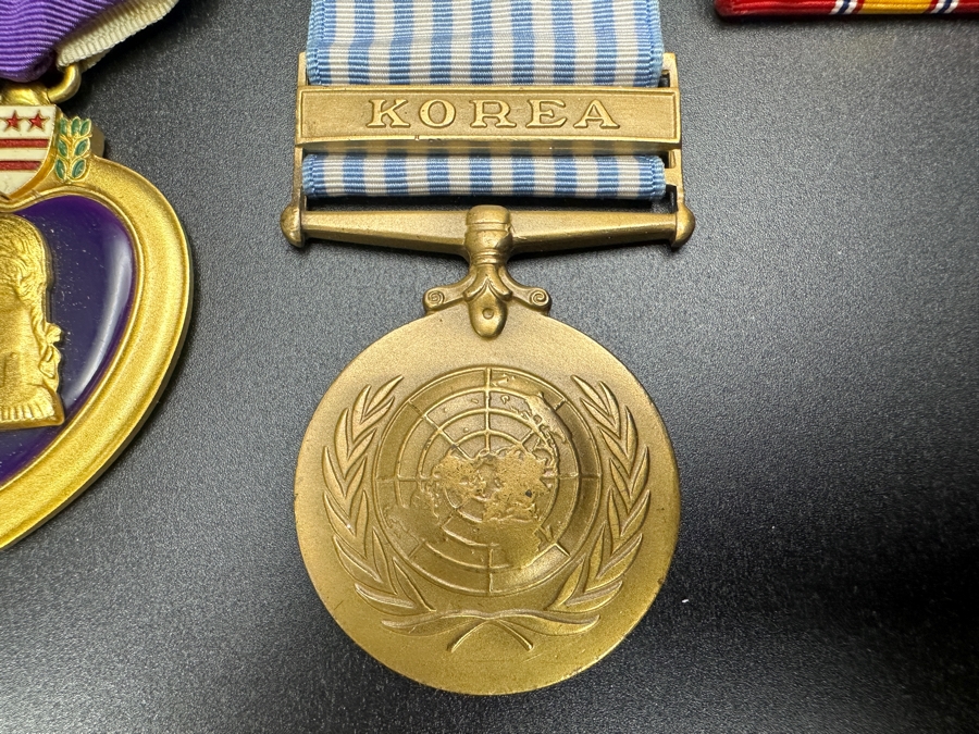 Just Added - US Purple Heart Military Medal And The United Nations Service Medal For Korea Military Medal [Photo 3]