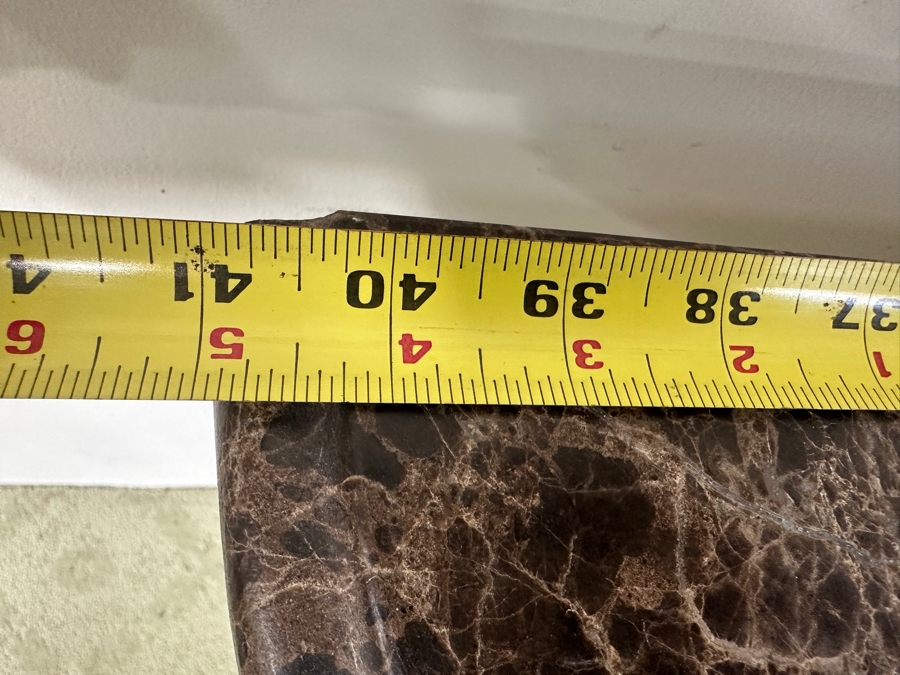 Just Added - Victorian Console Table with Marble Top 41'W x 19'D x 33'H [Photo 12]