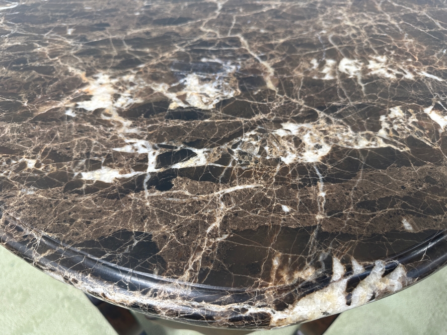 Just Added - Victorian Console Table with Marble Top 41'W x 19'D x 33'H [Photo 9]