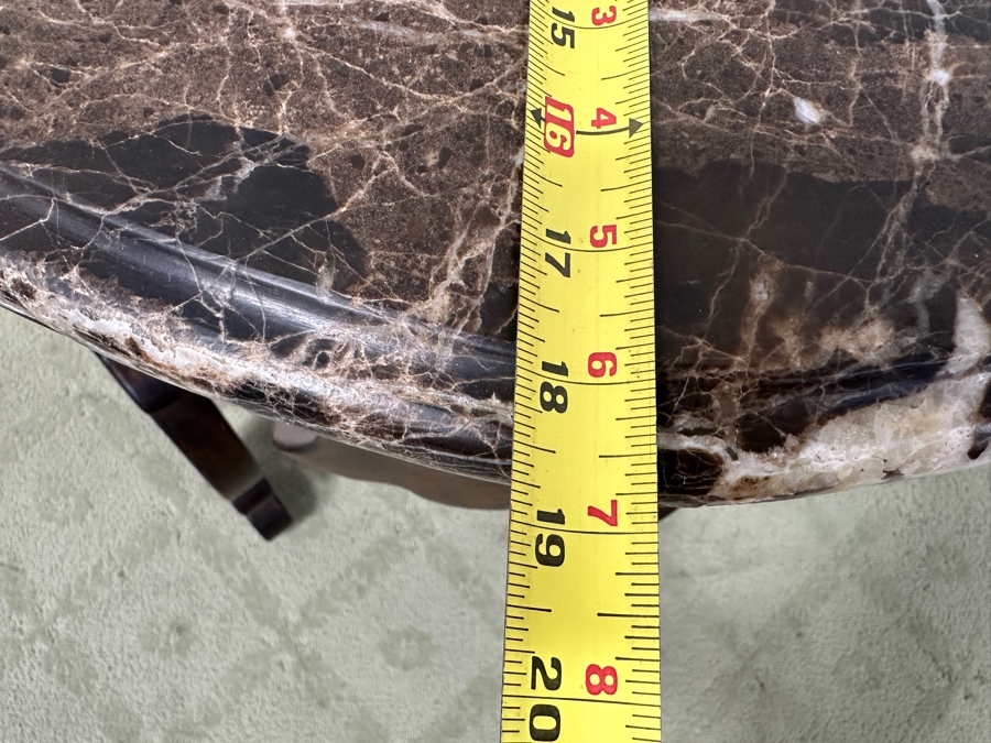 Just Added - Victorian Console Table with Marble Top 41'W x 19'D x 33'H [Photo 13]