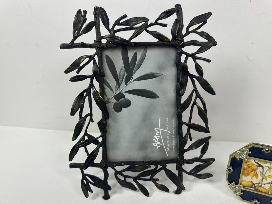 Just Added - Michael Aram Olive Branch Photo Frame 4 X 6 And Jay Strongwater Photo Frame [Photo 3]