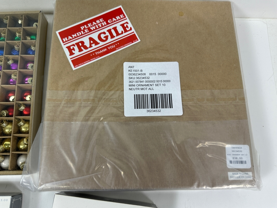 Just Added - Various Sets Of Miniature Glass Christmas Ornaments [Photo 5]