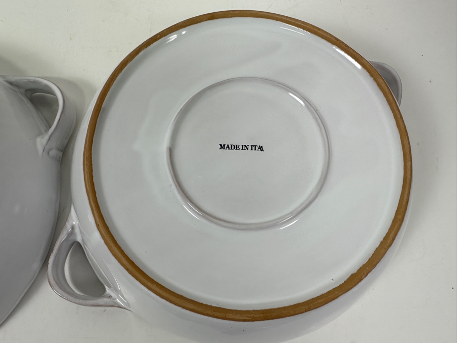 Just Added - Pair Of Italian Handled Bowls 13.5'W [Photo 3]