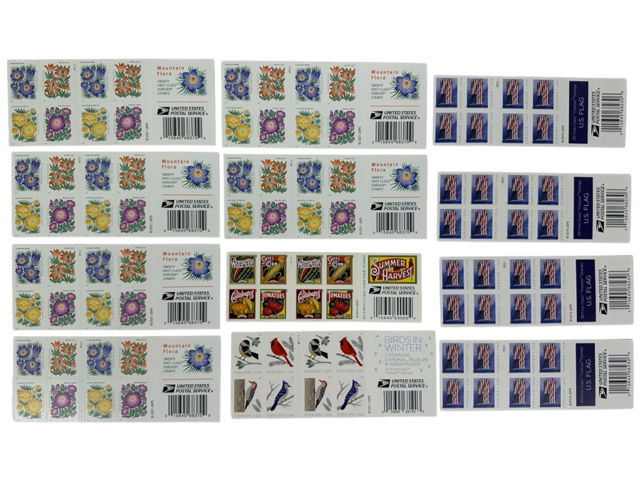 Just Added - 12 Packs of Forever Stamps Current Value $158.40