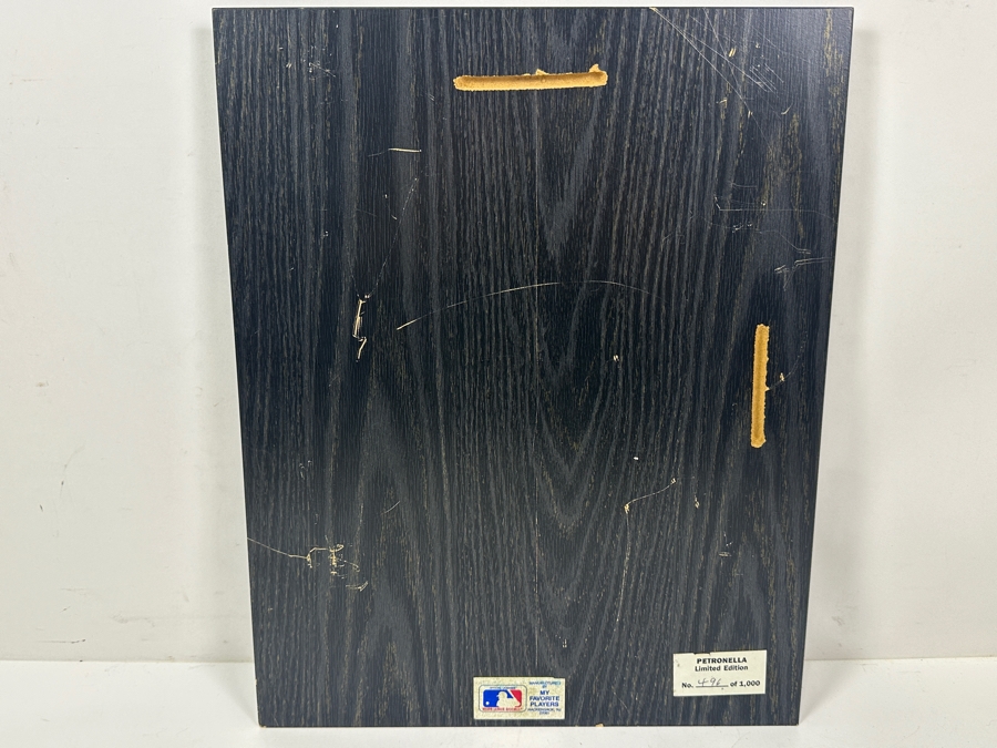 Limited Edition Autographed Mickey Mantle Wall Plaque 12 X 15 [Photo 7]