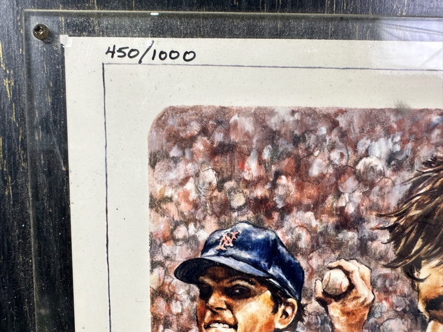 Limited Edition Autographed Tom Seaver  Wall Plaque Numbered 450 Of 1,000 12 X 15	 [Photo 5]
