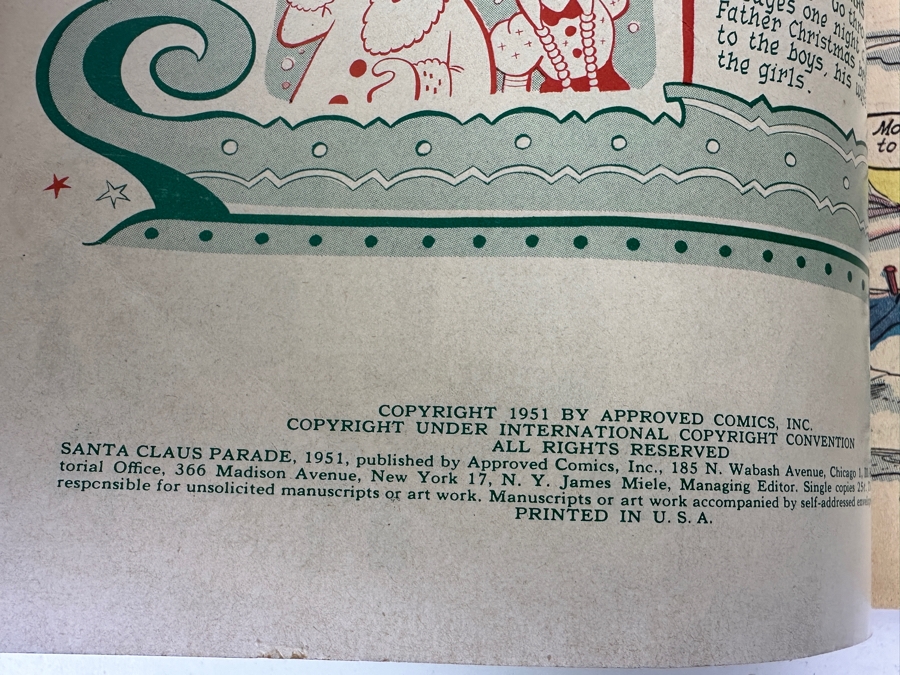 (6) Vintage 1950s Comic Books: 10 cent Dell Bugs Bunny, 10 Cent DC Comics Leading Comics, Dell Bugs Bunny's Christmas Funnies, Dell Santa Claus Parade & Dell Woody Woodpecker's Back To School [Photo 9]