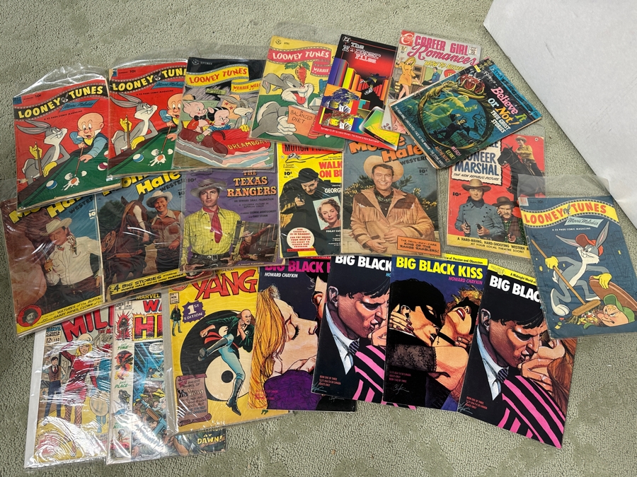 Long Box Loaded With Vintage Comics Books Mainly From The 1950s / 1960s Including Walt Disney Comics With Some Modern Comics - See Photos For Sampling [Photo 13]