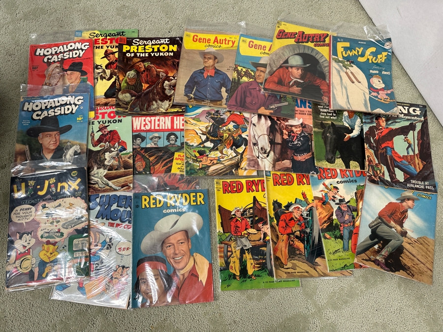 Long Box Loaded With Vintage Comics Books Mainly From The 1950s / 1960s Including Walt Disney Comics With Some Modern Comics - See Photos For Sampling [Photo 11]