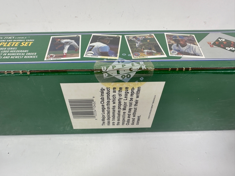 1990 Upper Deck Baseball Sealed Factory Set [Photo 11]