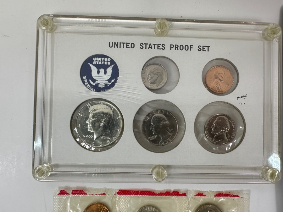  Six Silver US Mint Proof and Mint Sets $4.25 Face Value in 90% Silver [Photo 2]