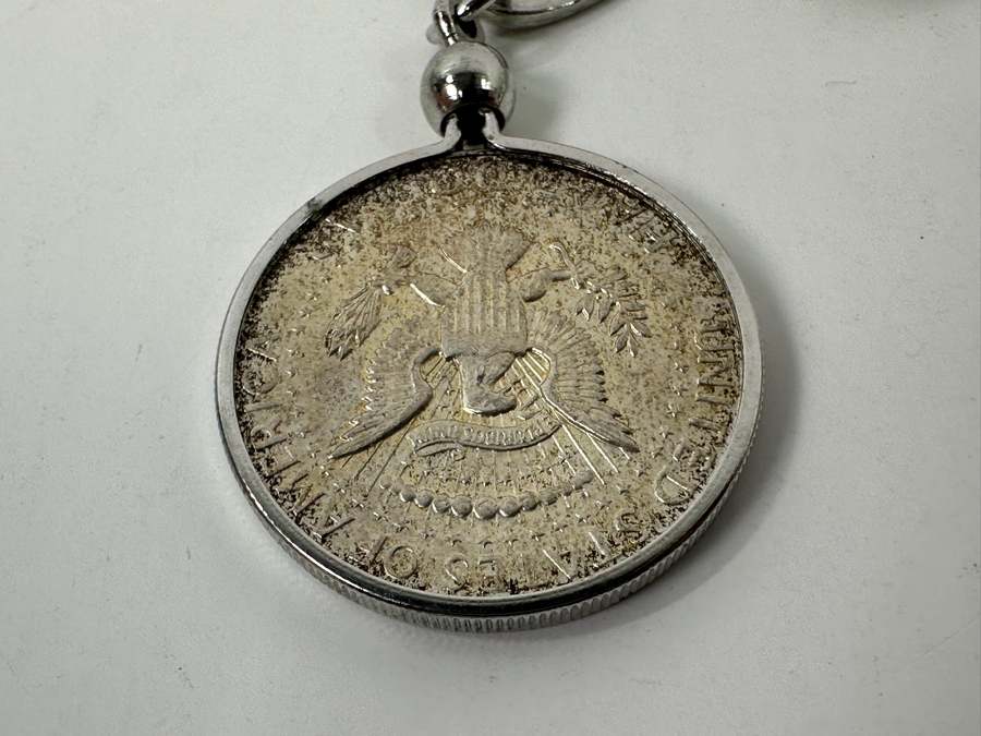 90% Silver Kennedy Half Dollar Key Chain and Bicentennial Eisenhower Dollar Key Chain [Photo 6]