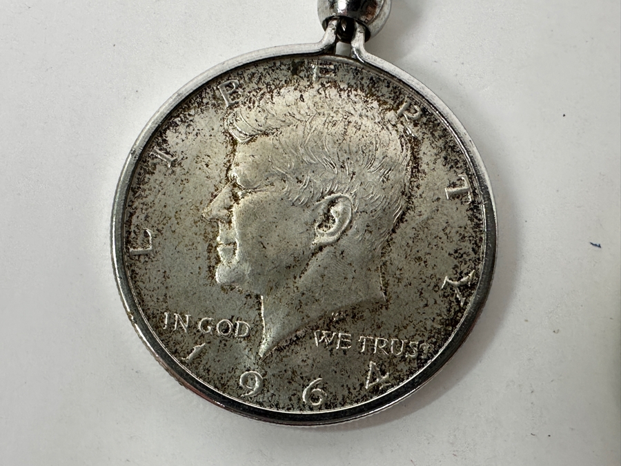 90% Silver Kennedy Half Dollar Key Chain and Bicentennial Eisenhower Dollar Key Chain [Photo 2]