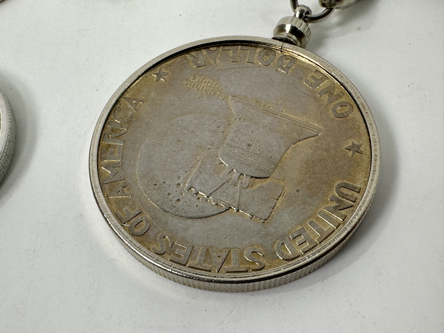 90% Silver Kennedy Half Dollar Key Chain and Bicentennial Eisenhower Dollar Key Chain [Photo 7]