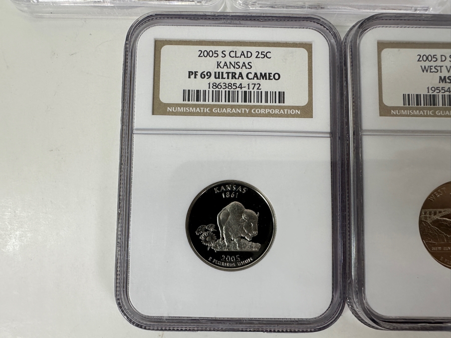 Seven Professionally Graded Washington Statehood & American Women Quarters [Photo 6]