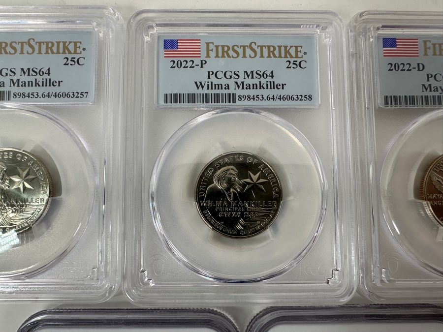 Seven Professionally Graded Washington Statehood & American Women Quarters [Photo 3]