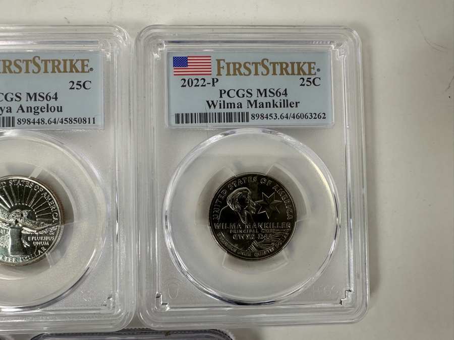 Seven Professionally Graded Washington Statehood & American Women Quarters [Photo 5]