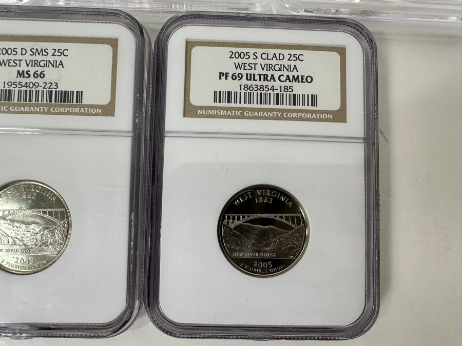 Seven Professionally Graded Washington Statehood & American Women Quarters [Photo 8]