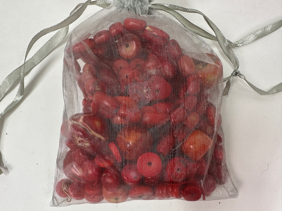 Just Added - Collection Of Red Coral Beads [Photo 8]