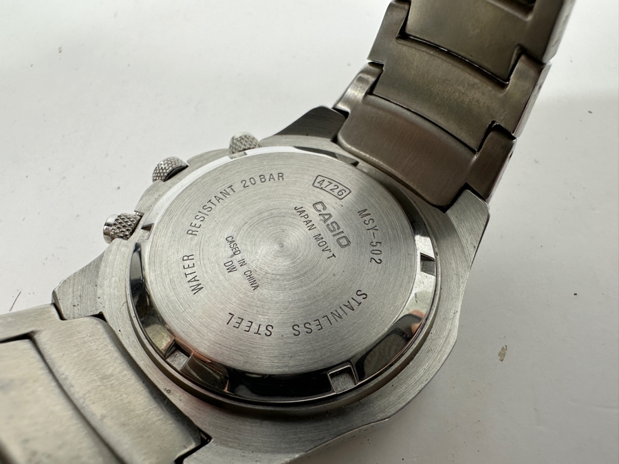 Just Added - Vintage Casio WR200M Men's Wrist Watch MSY-502 [Photo 4]