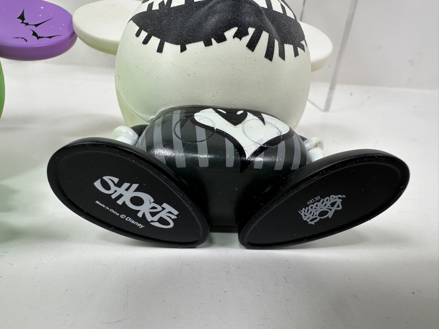 (4) Disney Shorts Vinyl Collectible Toy Art By Francisco Herrera Tim Burton's The Nightmare Before Christmas Some Prototypes Acquired Directly From The Manufacturer 4.5'H [Photo 6]