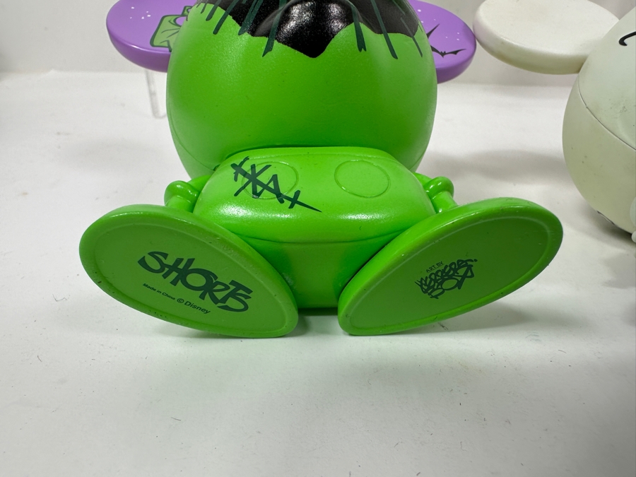 (4) Disney Shorts Vinyl Collectible Toy Art By Francisco Herrera Tim Burton's The Nightmare Before Christmas Some Prototypes Acquired Directly From The Manufacturer 4.5'H [Photo 8]