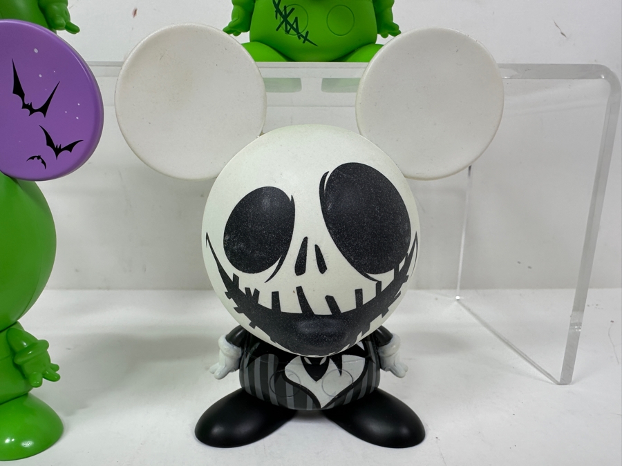 (4) Disney Shorts Vinyl Collectible Toy Art By Francisco Herrera Tim Burton's The Nightmare Before Christmas Some Prototypes Acquired Directly From The Manufacturer 4.5'H [Photo 2]