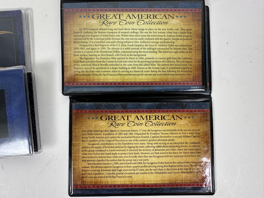 Collection of Eisenhower, Susan B Anthony and Sacagawea Dollars in Proof and Uncirculated [Photo 13]