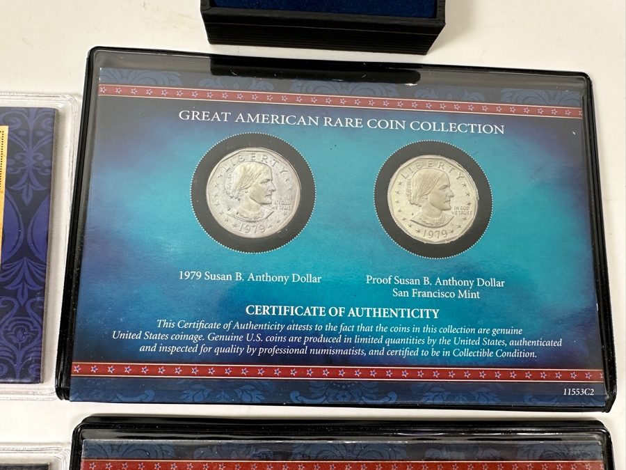 Collection of Eisenhower, Susan B Anthony and Sacagawea Dollars in Proof and Uncirculated [Photo 6]
