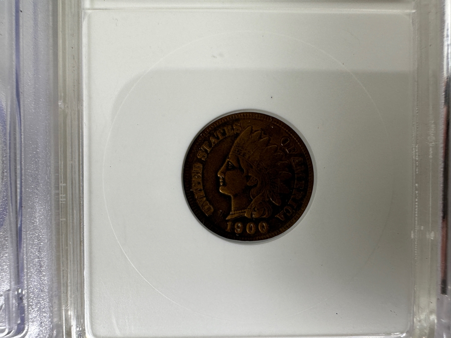 Five Professionally Graded Indian and Lincoln Wheat Cents [Photo 5]