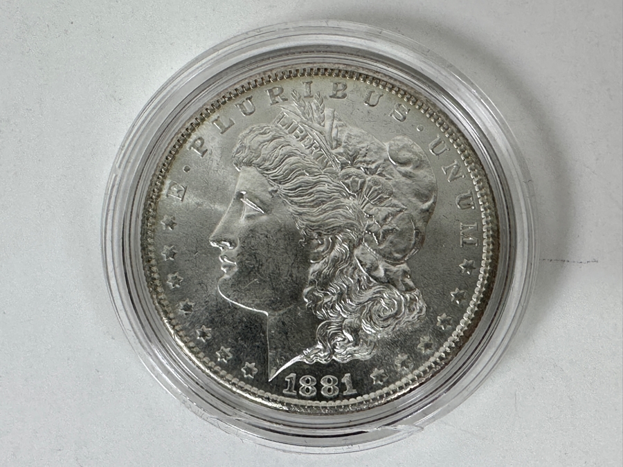 1881-S Brilliant Uncirculated Prooflike Morgan Dollar [Photo 4]