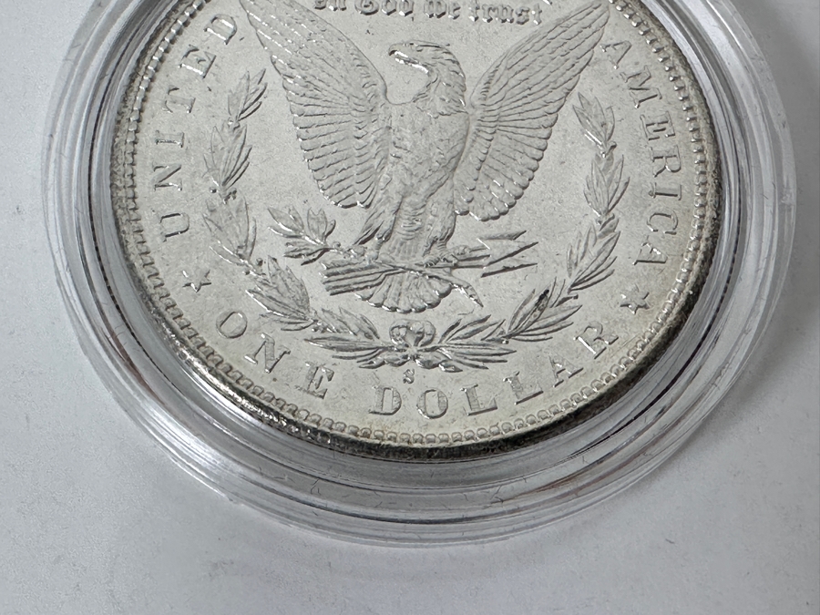 1880-S Brilliant Uncirculated Prooflike Morgan Dollar [Photo 4]