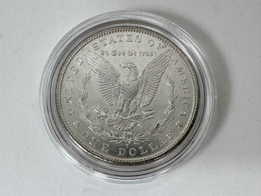 1880-S Brilliant Uncirculated Prooflike Morgan Dollar [Photo 3]