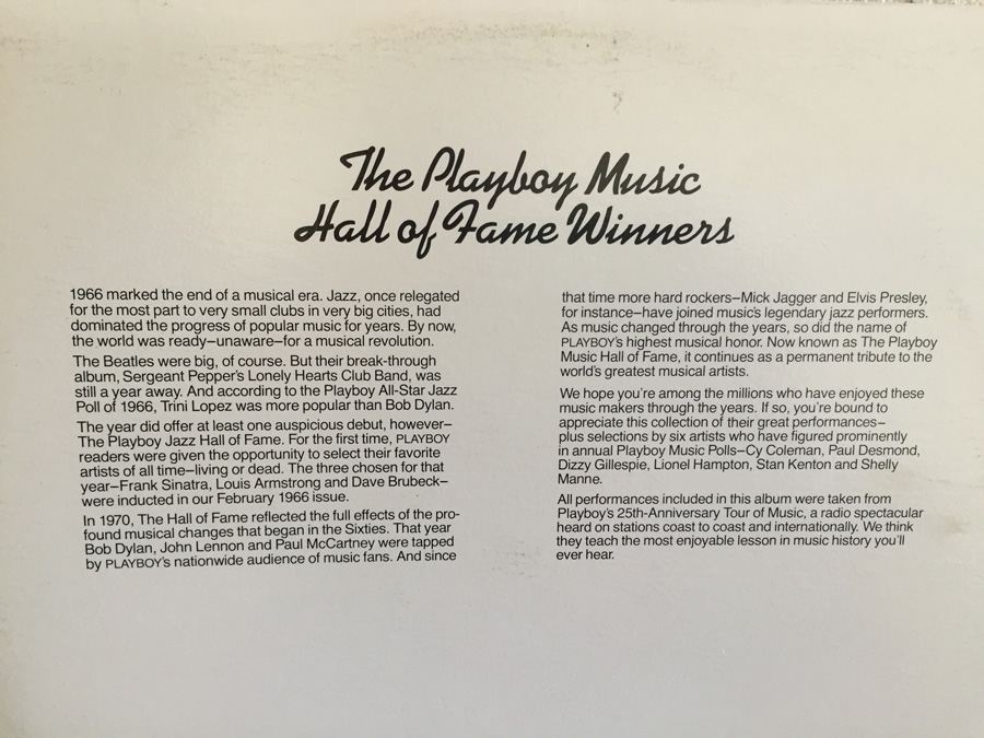 The Playboy Music Hall of Fame Winners - PB7473 - 1978 - 3 x Vinyl [Photo 20]