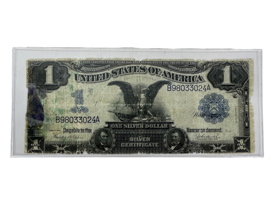  1899 $1 Silver Certificate Used Condition