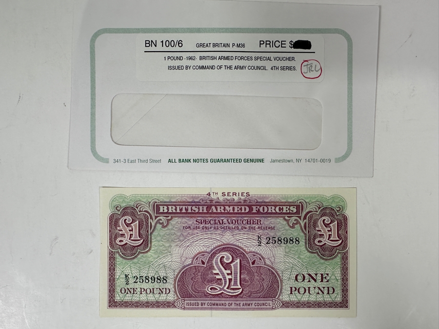 Lot of (13) Uncirculated World Notes in Jamestown Envelopes [Photo 15]