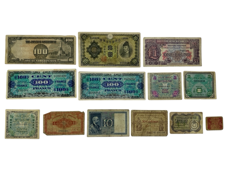 Collection of Notes from World War II from an American Serviceman