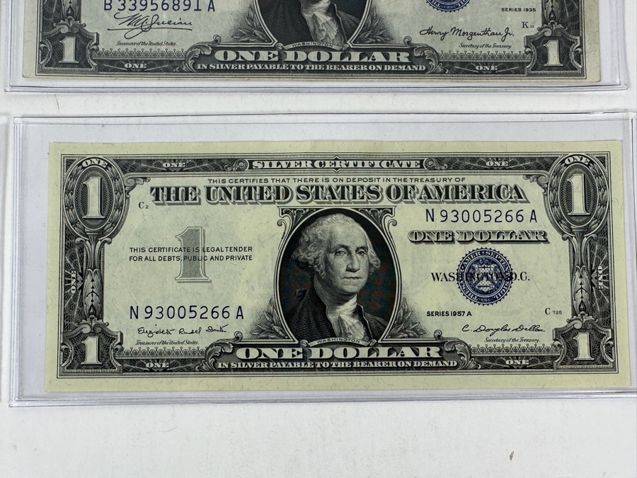 Six Different Obsolete US Notes, 1928, 1935, Star Note [Photo 7]