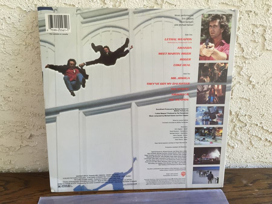 Various ‎- Lethal Weapon Original Motion Picture Soundtrack - Warner Bros. Records ‎- 9 25561-1 - PROMOTIONAL COPY [Photo 3]