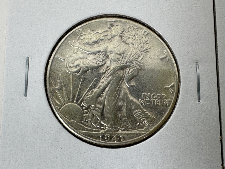 Six High-Grade Vintage Half Dollars 90% Silver [Photo 2]