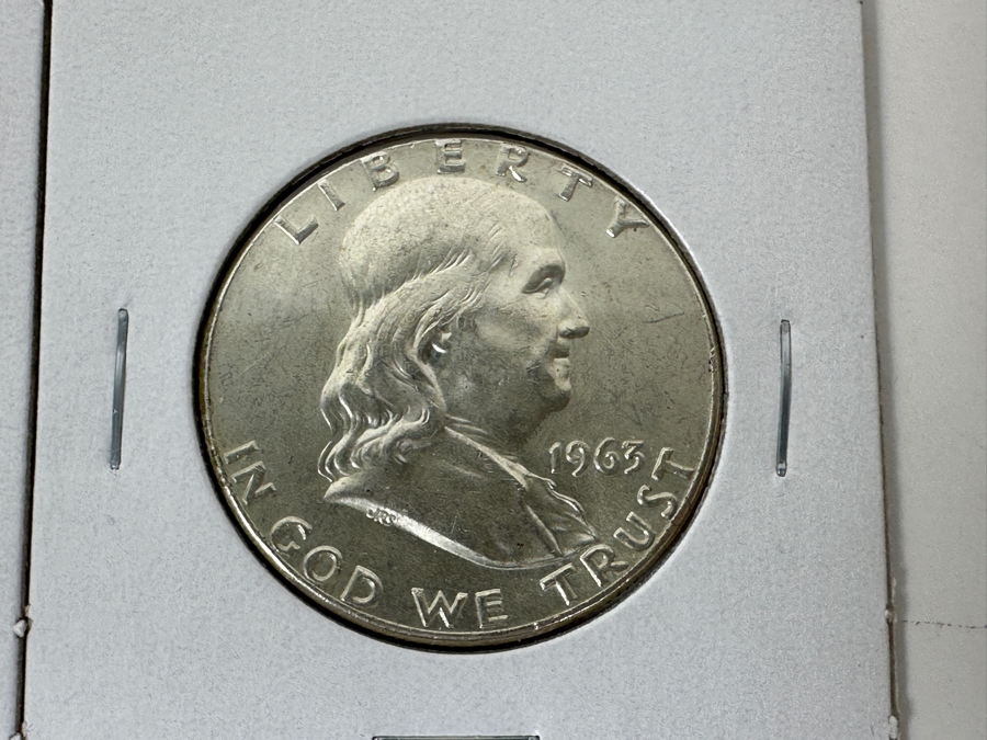 Six High-Grade Vintage Half Dollars 90% Silver [Photo 7]
