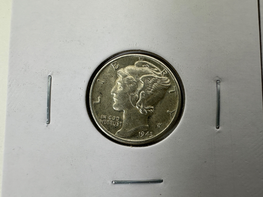 Eight High-Grade Vintage Mercury Dimes 90% Silver [Photo 8]